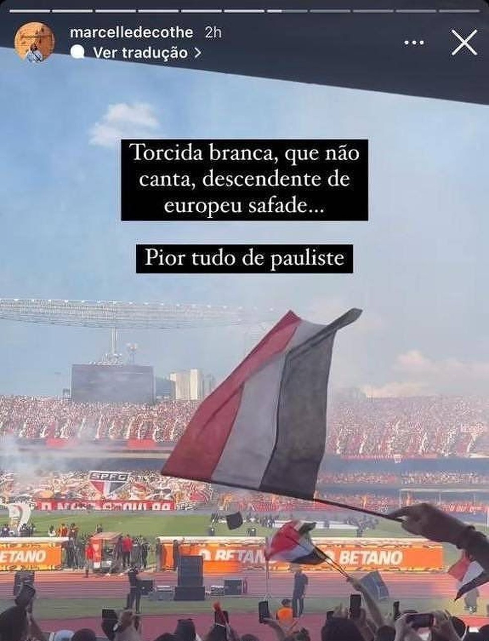 Assessora de Anielle posta ofensas a torcedores do São Paulo; presidente do clube diz que ministra pediu desculpas