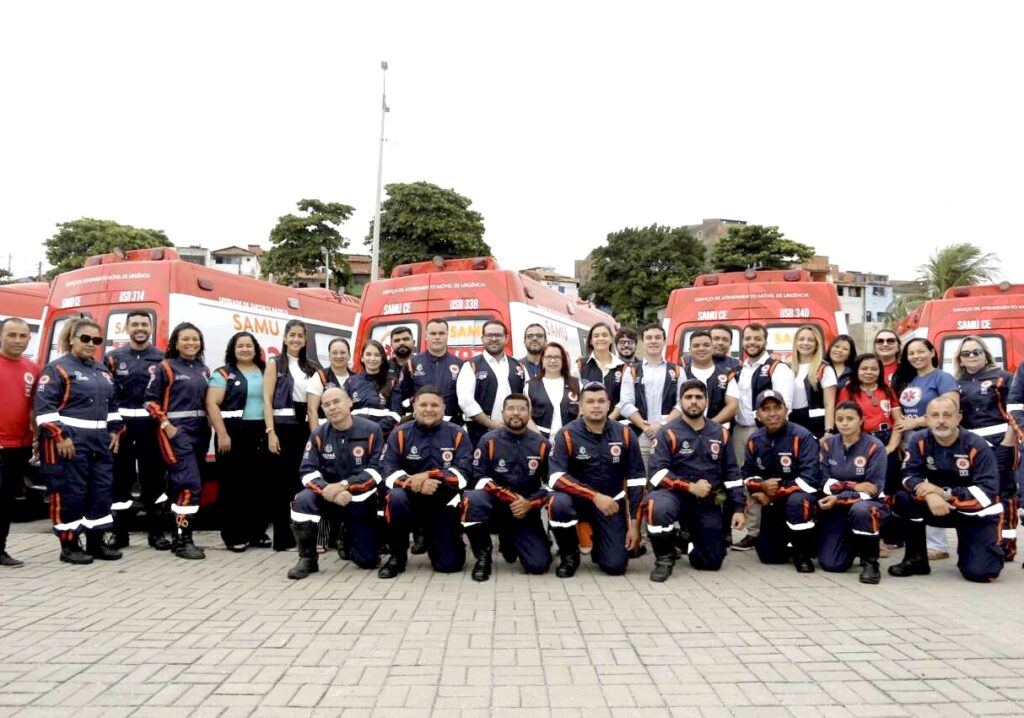 SAMU do Ceará conta com reforço de 25 ambulâncias e equipes médicas para atendimentos de emergência