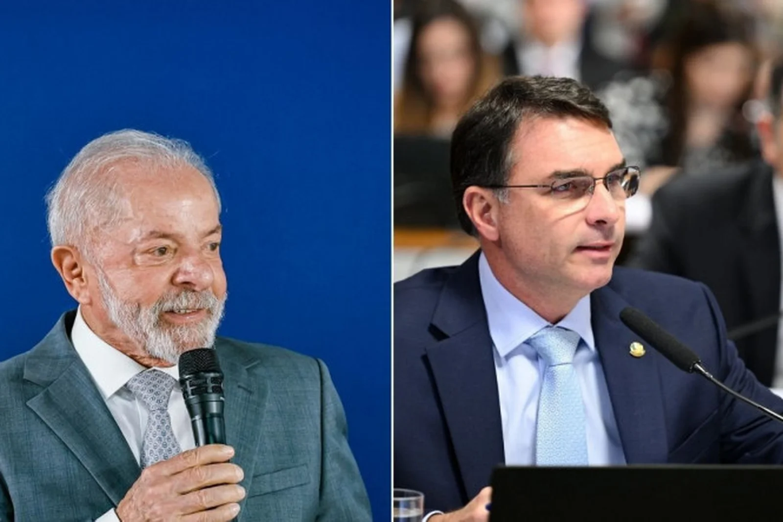 Pesquisa Atlas/Bloomberg aponta empate técnico entre Lula e Flávio Bolsonaro em cenário de 2º turno